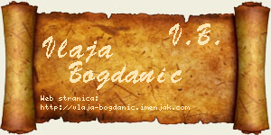 Vlaja Bogdanić vizit kartica